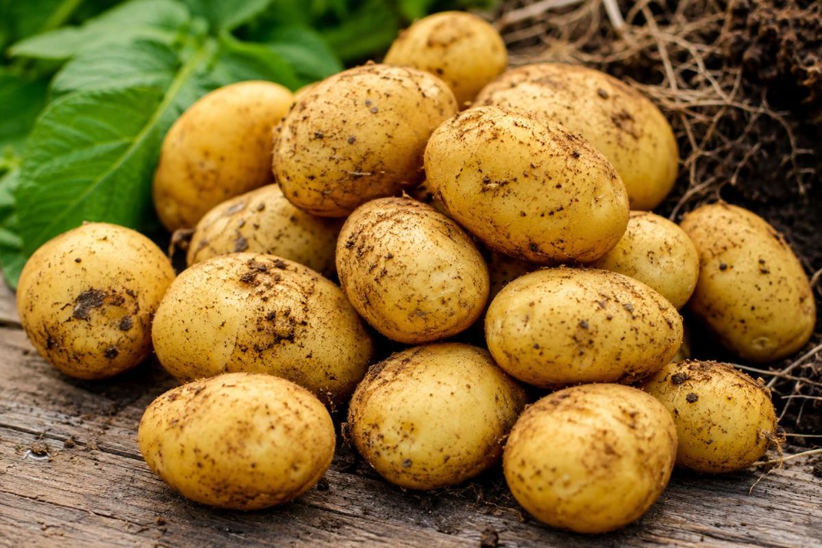 Молодой картофель, экологически чистый